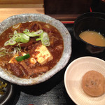 Minato Ya - 2015年3月11日  土手煮定食。880円