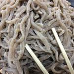 かどや - もりそば大盛り接写