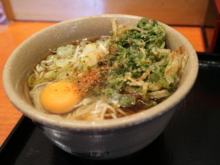 うどん 矢萩 - 海苔かき揚げそば