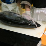 大江戸温泉物語 恵那峡 - 2015年03月18日（水）　夕食・・マグロ解体ショー