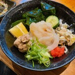 海鮮居酒屋 れん - 地物カワハギ肝和え