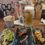 個室完備 大衆とり酒場 とりいちず - 鶏肝（左下）