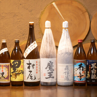 鹿児島焼酎と日本酒で地元の味を存分に。お気に入りの一杯を