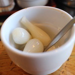 カレー専門店 KEN - 名物塩ラッキョウ