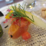 ビストロ ダイア - サーモンとアスパラ