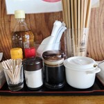 ラーメン定度 - 卓上調味料