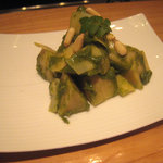 蕎麦 案山子 - 筍　木の芽和へ