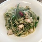 PASTAVOLA - ホタテと生海苔水菜のオイルベース