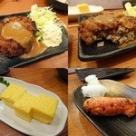 やきとん 赤尾 - 焼メンチ￥280/玉子焼き￥250/やきたらこ￥280