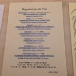 SALONE 2007 - ワインメニュー