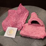 SATOブリアン - 神戸ビーフ　肩三角　鹿児島黒牛　タン元