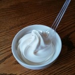 手作りアイス 花茶 - サービスのデザートアイス 2015.04.