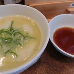 夕日のキラメキ一乗寺 - 水餃子(350円)。