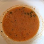 ステーキ＆シーフードレストラン スパイスハウス - ランチスープは味噌汁に変更も可能