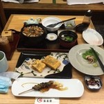 Unagi Ryouri Semmon Ten Hikumano - 昼まぶし、肝焼き、うまき、きもわさ、肝吸い