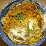 かつや - 電子レンジは丼へ移動して