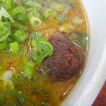 拉麺工房 暁 - 特製赤みそのアップ