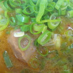 拉麺工房 暁 - チャーシューはサイコロ状です