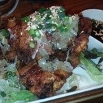 鶏唐揚げ(ネギソース掛け)