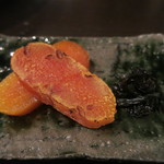 土家 - 27年4月　唐墨と葉唐辛子（サーヴィス）