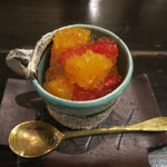 土家 - 27年4月　デコポン、苺のゼリー