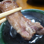 厚切りのタンです