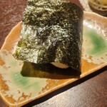 笑顔亭 - 筋子おにぎり　美味し