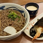 かかし - 料理写真:選べる麺と天むすセット（温そば（麺大盛り））