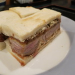 とんかつおおみや - これがヒレカツサンド！