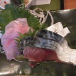 おおはま - 金目と〆鯖　4枚ずついただきました