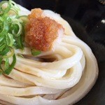 Mishima - しょうゆかけうどん300円＋大根おろし50円