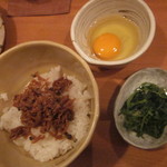 おおはま - じゃこ山椒卵かけごはん