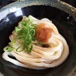 Mishima - しょうゆかけうどん300円＋大根おろし50円