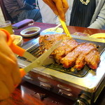 龍園 - スタッフが綺麗に切り分けてくれます