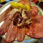 龍園 - 牛タン、ツラミ、ミノ、ハツ