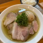 らーめん 心麦 - 料理写真:特製塩らーめん　&   ライス