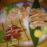 和風居酒屋 森 - 地鶏の刺身盛り