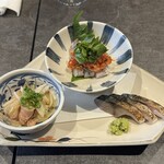 つむぐ - お酒に合う珍味三種盛り
