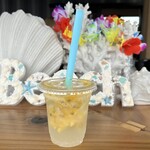 TAIYO sunny village - ドリンク写真:どうしても飲んでみたかった「トロピカルジュース・パイン＆パッション」♡