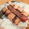 とののベーコン。 - 左から牛タン、シカ、ベーコン