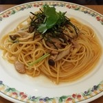 カフェ・ド キタガワ - ツナときのこの和風パスタ（2015年 4月）