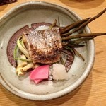 和歌山産太刀魚と山形庄内産あさつき焼き