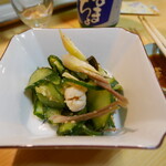 藤家庭料理 - 胡瓜とミョウガの和え物