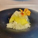 Le Télescope - 茨城産メロンのエクラゼと杏仁のジュレ