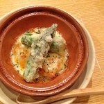 酒菜屋 なないろ - 新アスパラとチーズ