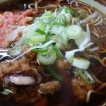 一由そば - いかげそと紅しょうが（そばメガ盛）