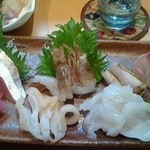 焼酎と手しごと料理の店　まさや - 150319新潟　まさや　本日の刺盛り