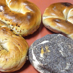 マルイチベーグル - （2015/49/12再訪）4つのベーグル