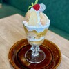 ロクシタンカフェ - ピーチ＆ヴァーベナパフェ