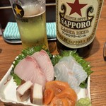 やきとん 豚番長 - 豊洲盛（小）？　お一人様用刺盛。